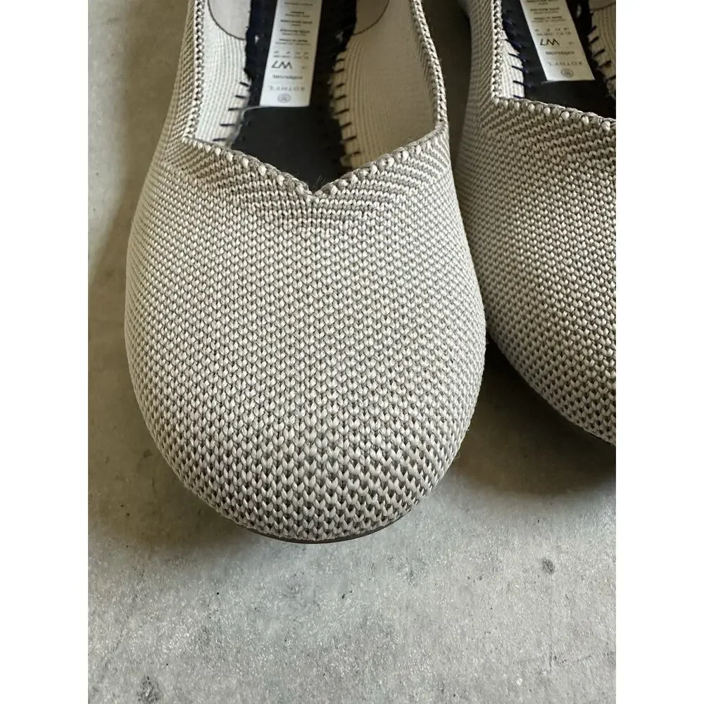 Rothy’s Flax Birdseye Flats Women's Size 7 Neutral
